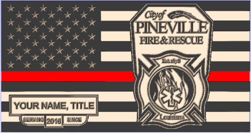 Pineville Fire (Personalized)