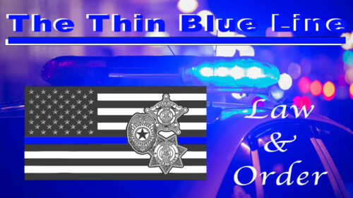 Thin Blue Line Flags (Law Enforcement)